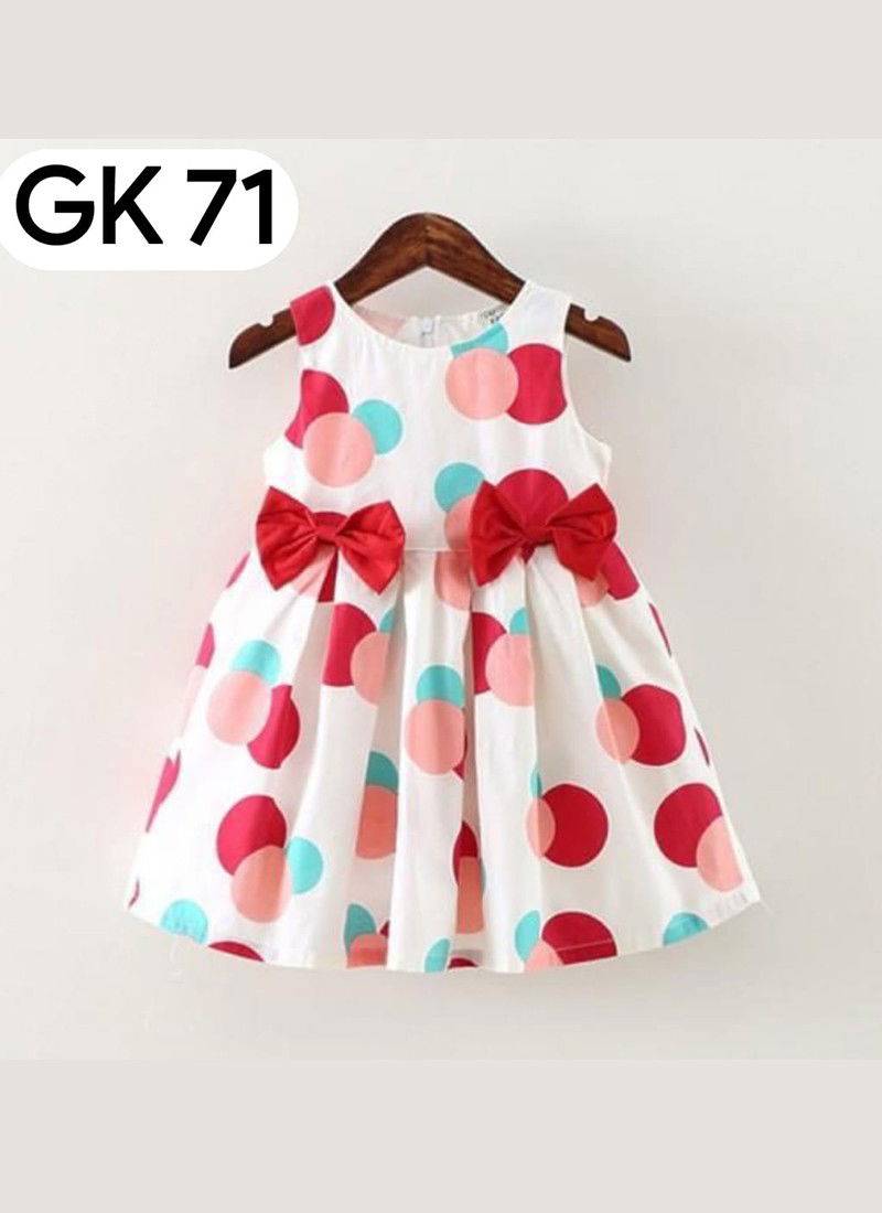 Multi Colour GURUKRUPA Girls Party Wear Latest Kids Frock Colllection GK-71